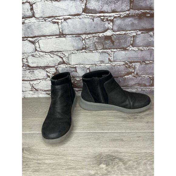 Cloudsteppers by Clarks Adella Cove Black Textile Ankle Boots Women’s 6M US/36EU - Picture 3 of 16